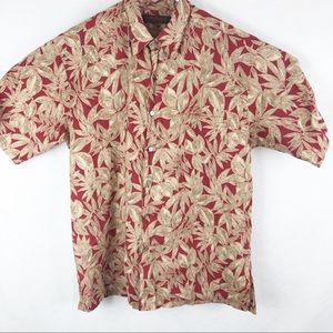 Tori Richard mens LG button down Hawaiian shirt